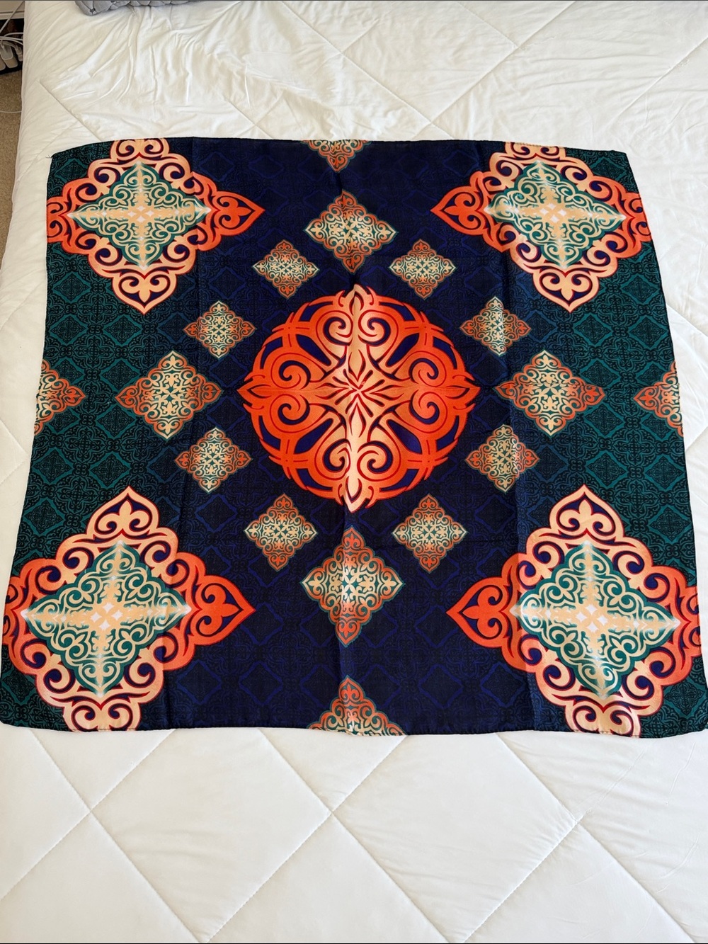 Head scarf square, new without tag